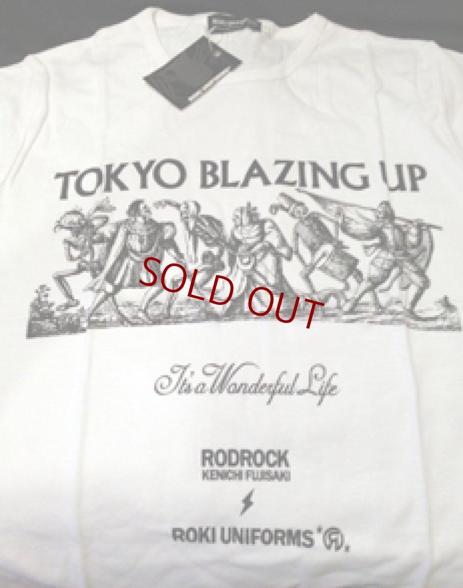 画像1: KENICHI FUJISAKI × JETLINK " TOKYO BLAZING UP " T-SHIRTS 枚数・サイズ限定 再発 (1)