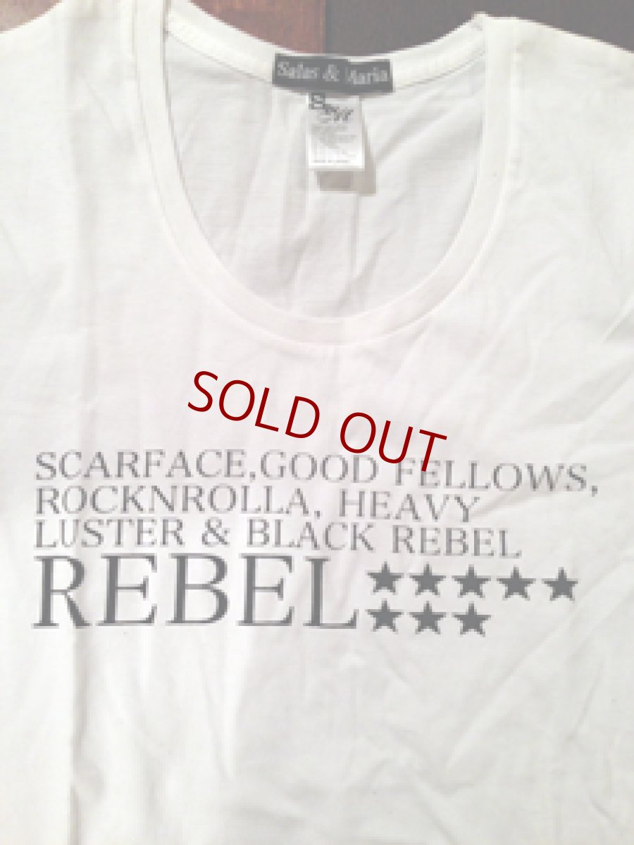 画像1: Salas & Maria " REBEL" T-SHIRTS 枚数・サイズ限定 再発 (1)