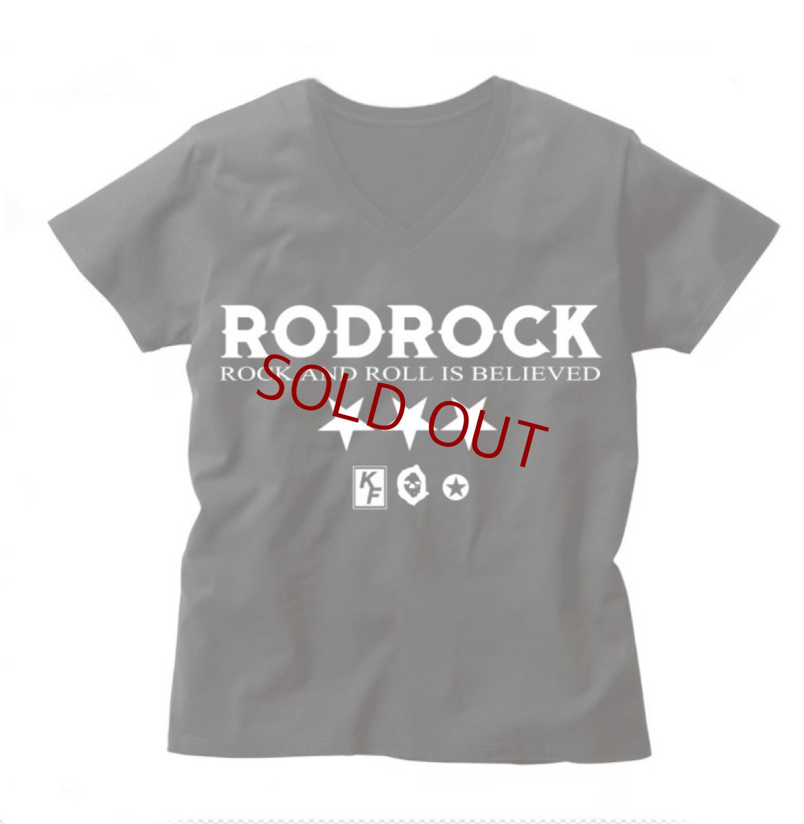 画像1: 【受注生産】 RODROCK V-NECK T-SHIRTS (1)