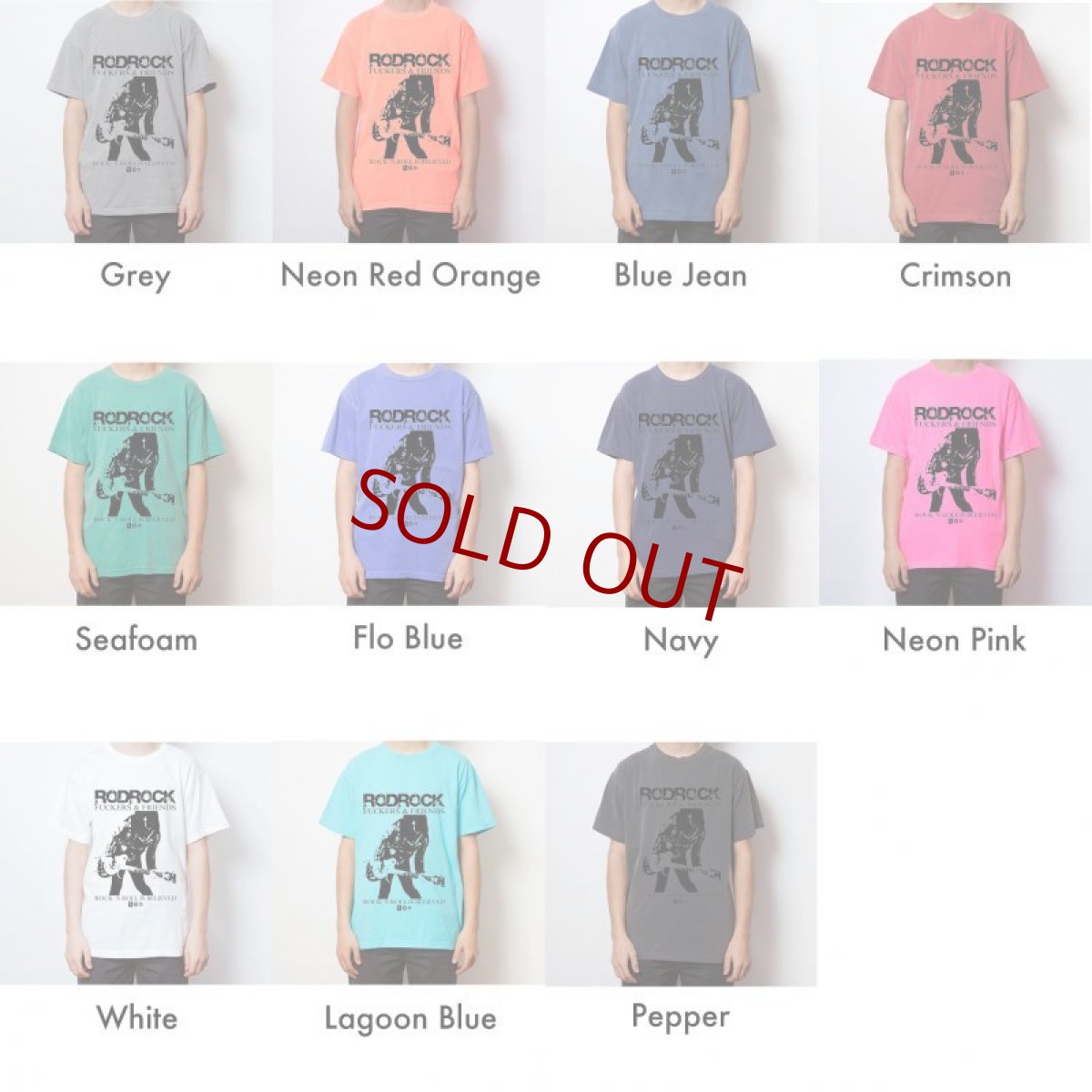 画像3: 【受注生産】RODROCK Comfort Colors Garment TEE (3)