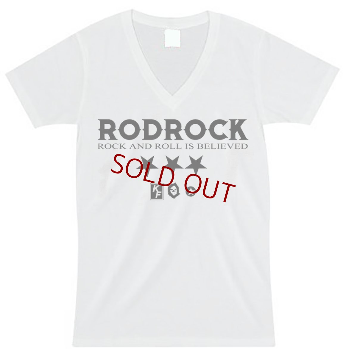 画像2: 最終販売【再・受注生産】 RODROCK V-NECK TEE (2)