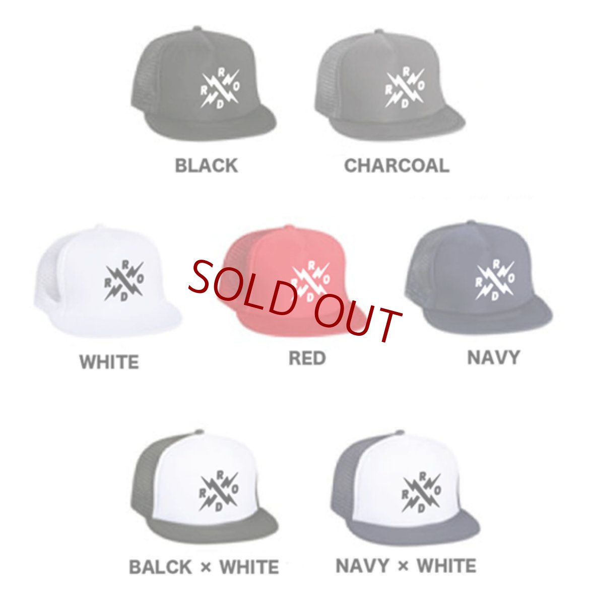 画像2: 【受注生産】刺繍 RODROCK FLAT VISOR NESH CAP (2)