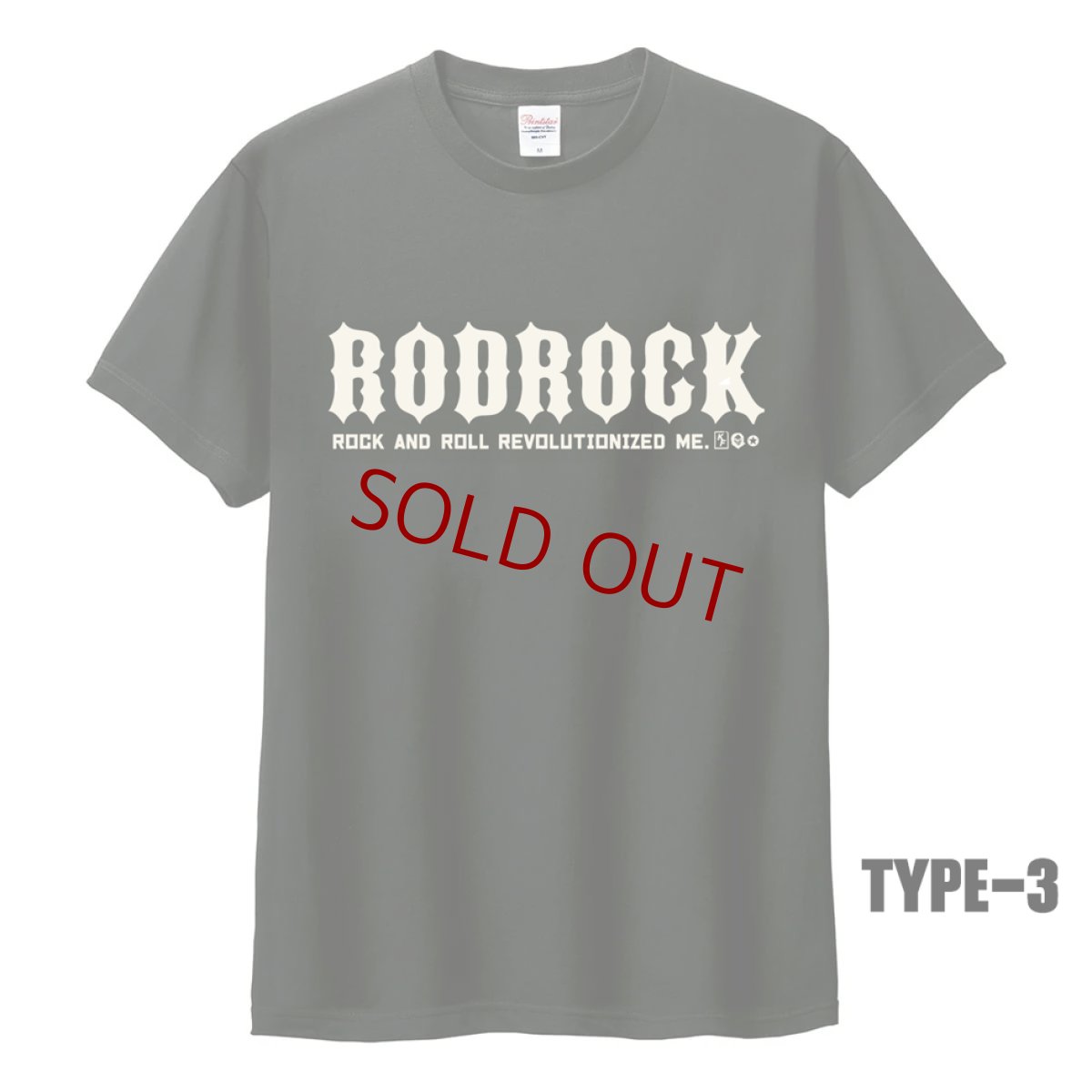 画像1: 完成品【受注生産】RODROCK TEE 2025 SUMMER：TYPE-3 / BLACK (1)