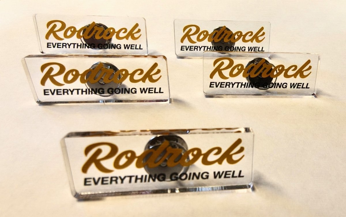 画像1: RODROCK ACRYL PINS - EVERYTHING GOING WELL - (1)